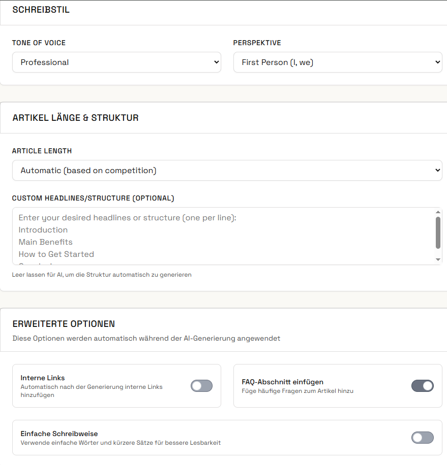 KI Content Editor - Professionelles Schreiben